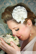 Image of Ribbon Frill Miniature Fascinator clip