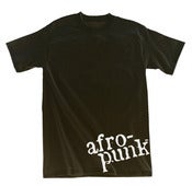 Image of Afro-Punk Tee 1, Black w/ White Logo