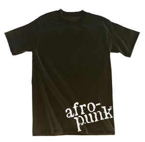 Image of Afro-Punk Tee 1, Black w/ White Logo