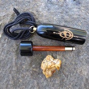 Image of Handmade Fire Piston - Black with Survivorman Logo