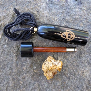 Image of Handmade Fire Piston - Black with Survivorman Logo