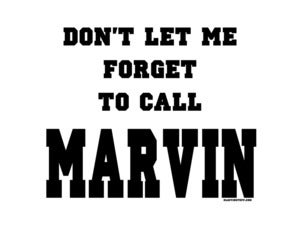 Image of Don't let me forget to call