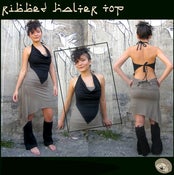 Image of Ribbed Halter Combination