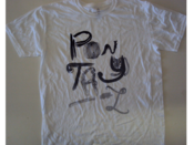 Image of Ponytail - White T-Shirt