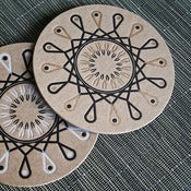 Image of gold rangoli coaster I | 8pk