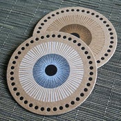 Image of white starburst coaster | 8pk