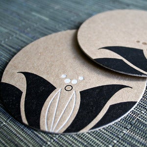 Image of Coaster : White Lotus | 8pk