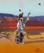 Image of My Indian Friend  8" X 10"  $50.00  9 1/2x13  $75.00
