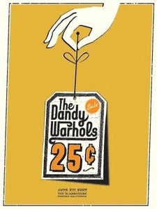 Image of The Dandy Warhols | show poster | 06/05/09