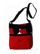 Image of bandolera bolsillo rojo