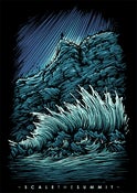 Image of Blue "Age Of The Tide" Poster (ROLLED)