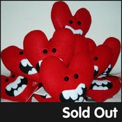 Image of Felt monster hearts from FELT MISTRESS / JONATHAN EDWARDS