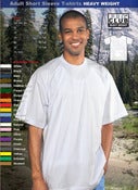 Image of ADULT SHORT SLEEVE (HEAVYWEIGHT) Sizes 3X & 3X-Tall (per. Dozen)