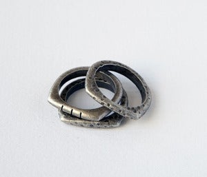 Image of Textured Stack Rings