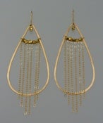 Image of TS401, Hoop drops with chain and nuggets