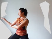 Image of front print top