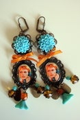Image of Boucles d'oreilles Glamour au féminin Mia Farrow