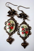 Image of Boucles d'oreilles baroques Bouquet vintage