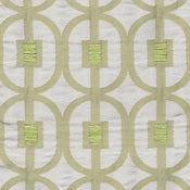 Image of lime beige geometric {outside fabric}