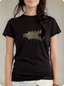 Image of Organic Women's Short Sleeve Tee-Headstock in Black