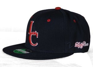 Image of LeftyCo Fitted Hat Navy/Red