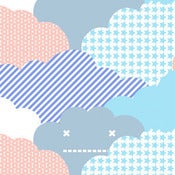Image of clouds wallpaper - by the sheet