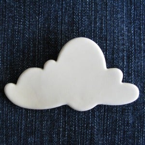 Image of cloud brooch (design 5)