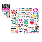 Image of Series Clear stickers