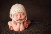 Image of Fuzzy~The Perfect Face Framing Beanie Newborn Photography Prop