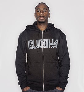 Image of Linear Hoodie Black