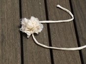 Image of PULSERA FLOR VOILE CRUDO