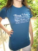 Image of "Things I Love" Tee