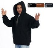 Image of ADULT ZIPPER HOODED FLEECE 7X (3 per. pack)