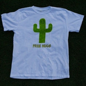 Image of Guy's "Free Hugs"