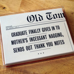 Image of Thank You (From Grad), H-16:  Set of 10