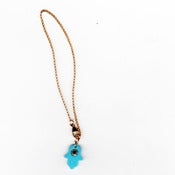 Image of PRIVATE EYES: TURQUOISE HAND EYE BRACELET