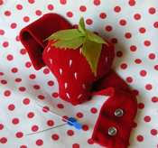 Image of Strawberry Fields 4-Ever Wristlet Pincushion