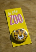 Image of Tiger button badge