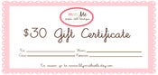 Image of Gift Certificate - 30 USD