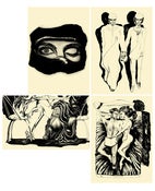Image of BENEATH THE VEIL postcards