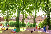 Image of Newington Green, summer