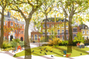Image of Newington Green, autumn