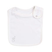 Image of Bavoir blanc "melo"