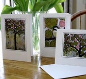 Image of 3 Card Set Chickadee Tree with Envelopes