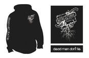 Image of WFS "dead men don't lie" black zip-hoodie