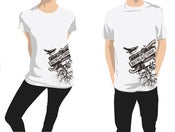 Image of WFS "bird logo" white t-shirt