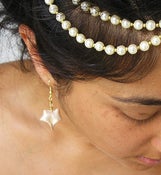Image of Crystal and ivy bridal earrings