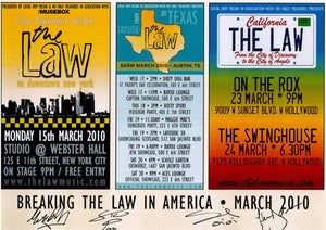 Image of The Law - Limited edition commemorative USA tour print
