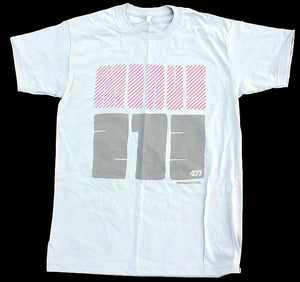 Image of -273 Blob T grey - Anthracite / Pink print