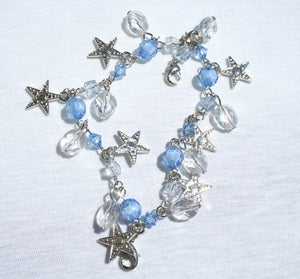Image of Tiara Charms - Blue Stars